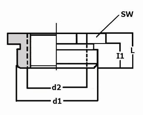 Brass PG hexagonal reduction adapters